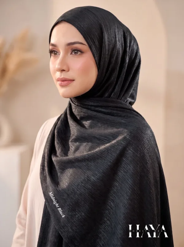Arabian Simmer Silk - Midnight Black