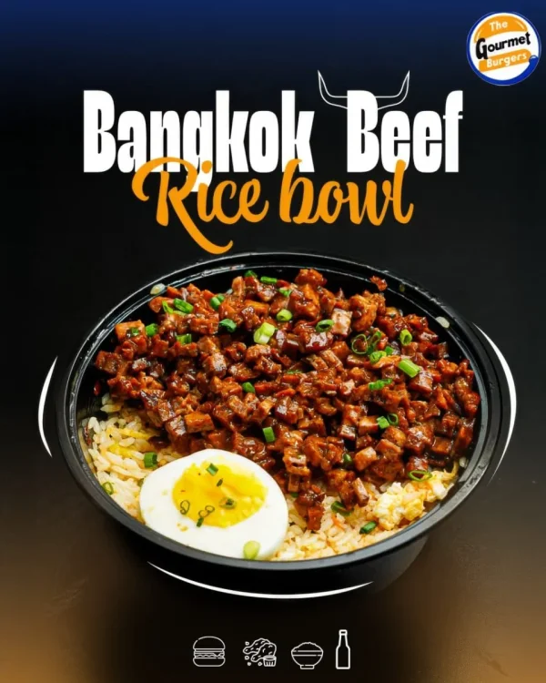 Bangkok Beef Rice bowl