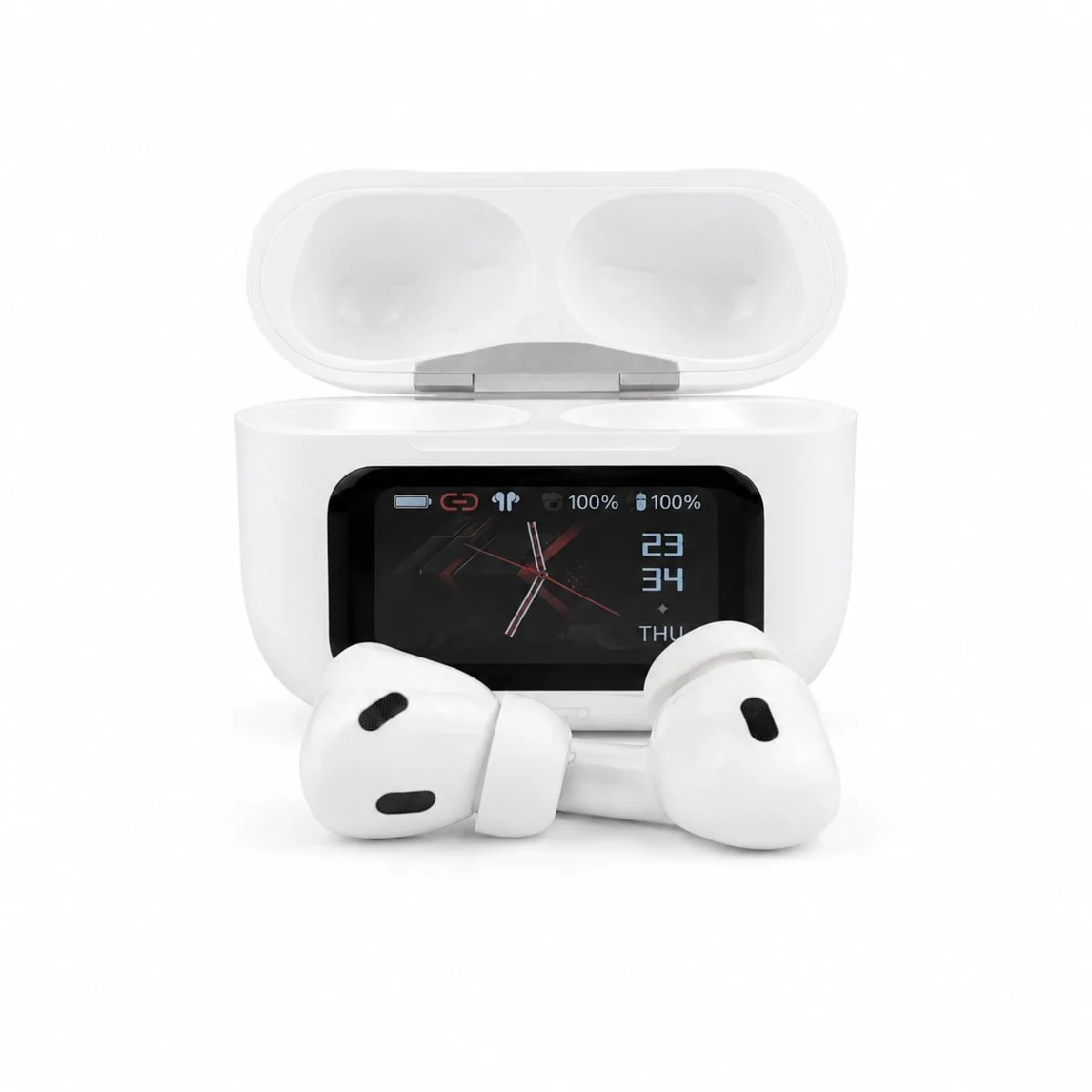 A9 Pro Smart Touch Screen Wireless Earbuds image 3