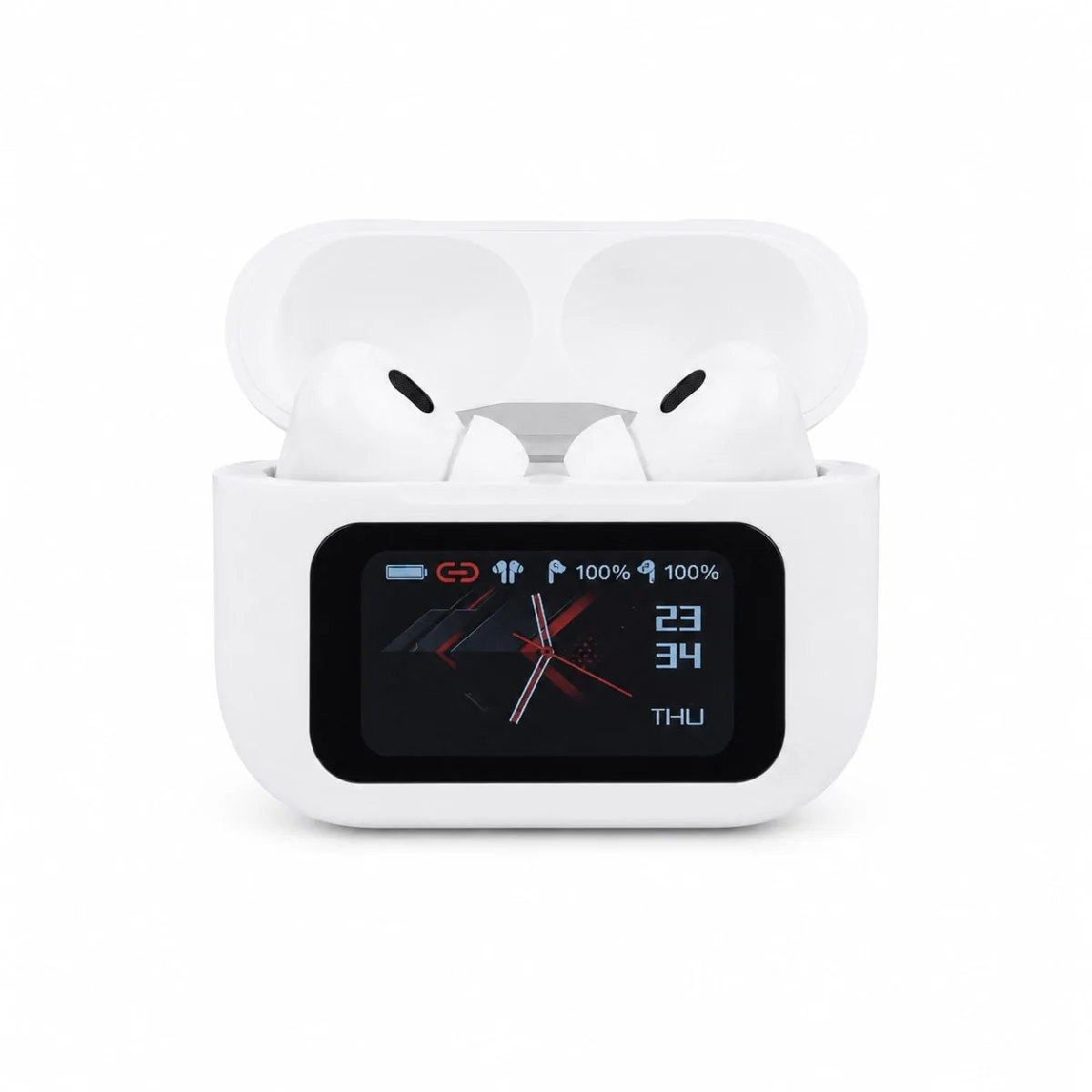 A9 Pro Smart Touch Screen Wireless Earbuds image 2