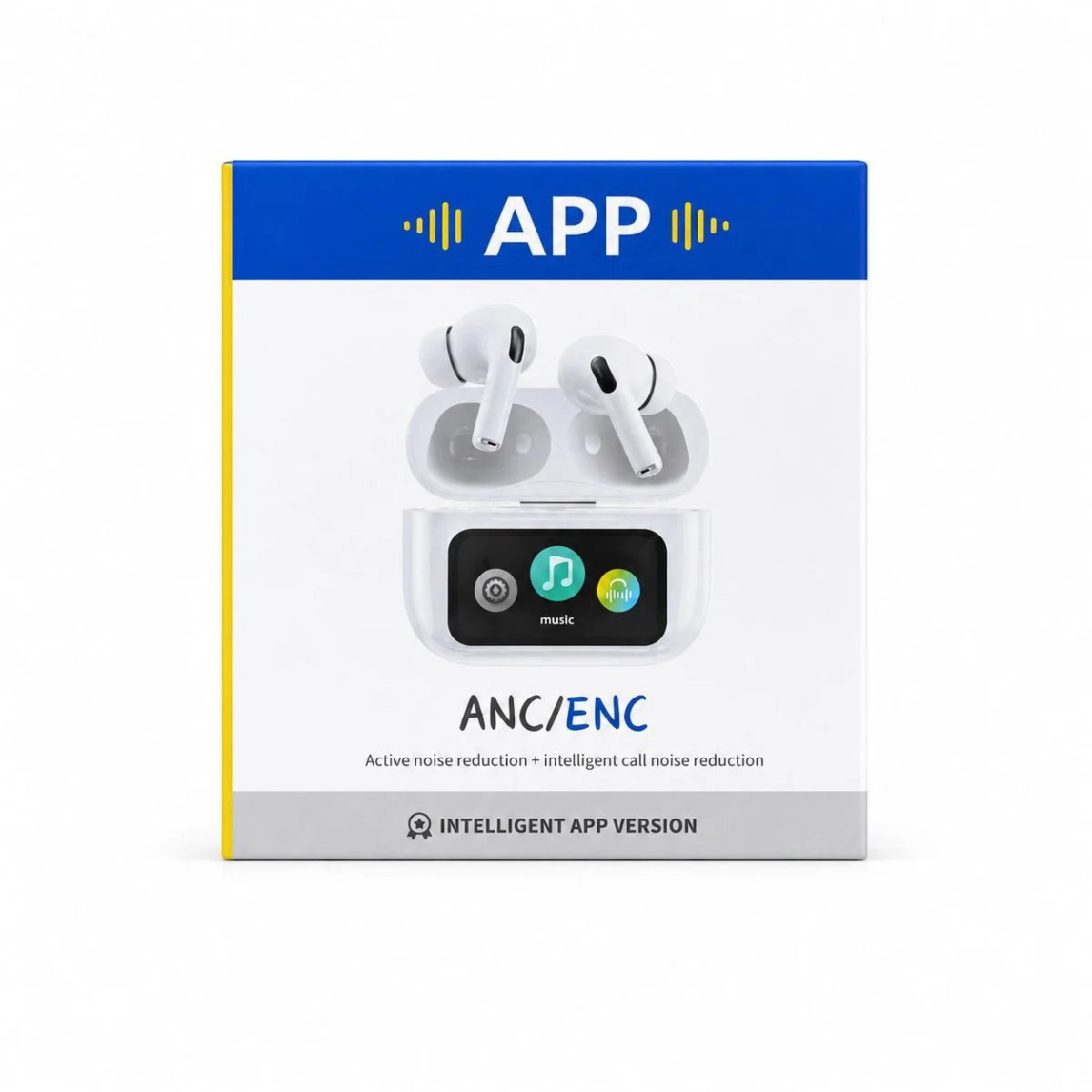 A9 Pro Smart Touch Screen Wireless Earbuds image 4