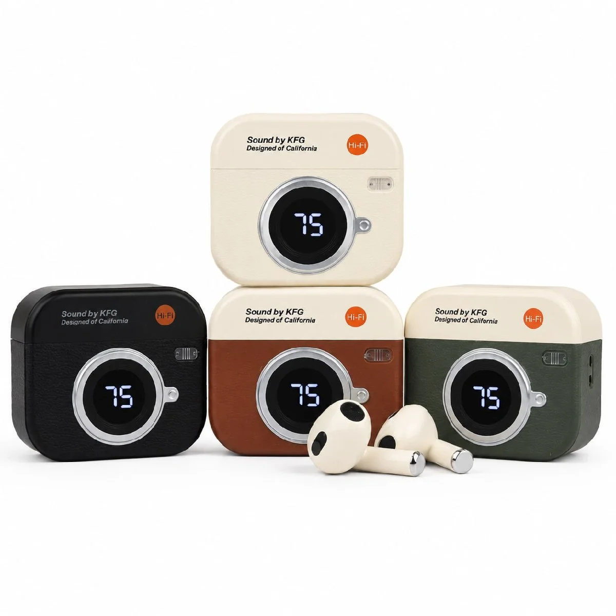 Q86 Retro Camera TWS Earbuds image 2