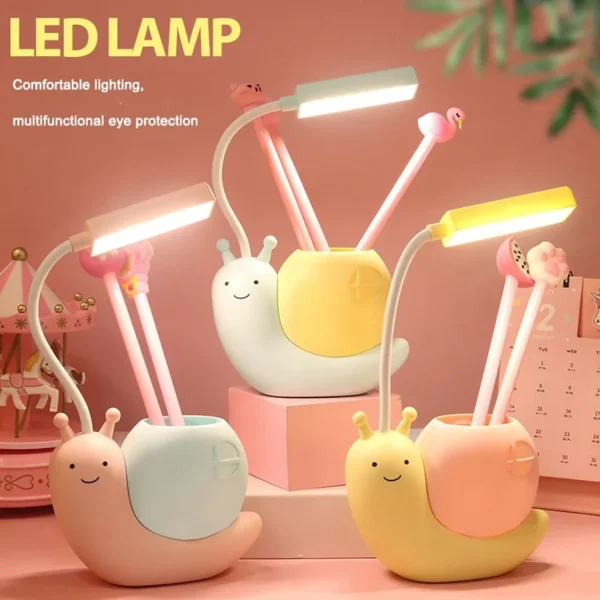 Cute Snail LED Table Lamp