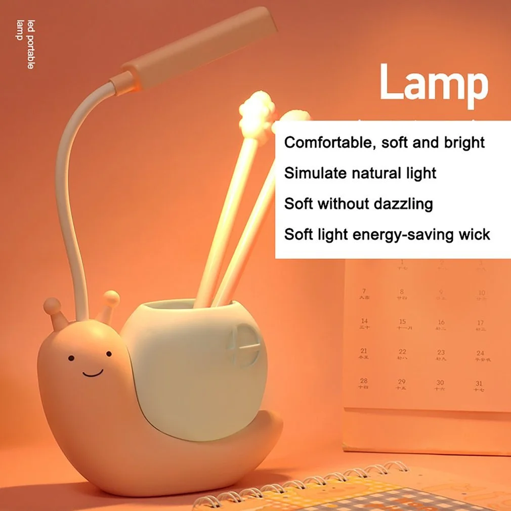 Cute Snail LED Table Lamp image 2