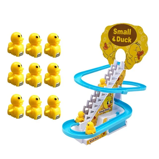 Electric Duck Climbing Stairs Track Toy image 3