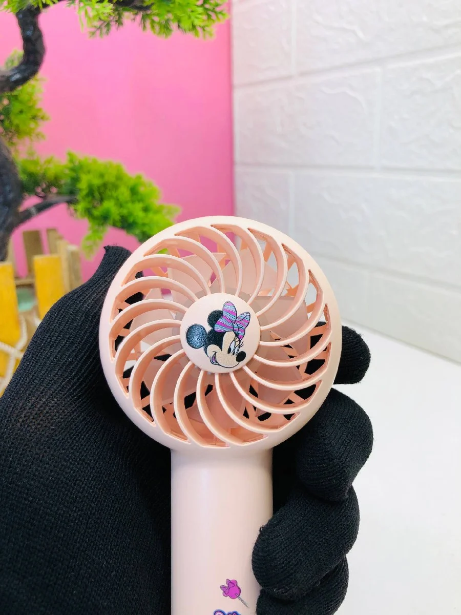 Mini Handheld Rechargeable Fan (Pink Edition) image 3