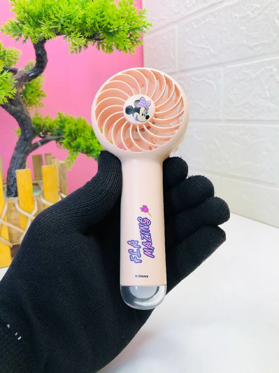 Mini Handheld Rechargeable Fan (Pink Edition) image 7