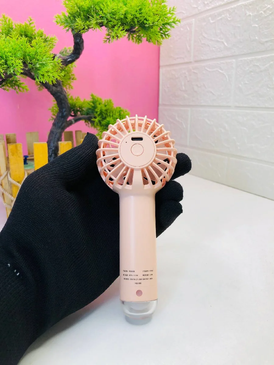 Mini Handheld Rechargeable Fan (Pink Edition) image 8