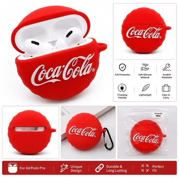 Coca-Cola Style AirPods Pro Case Cover