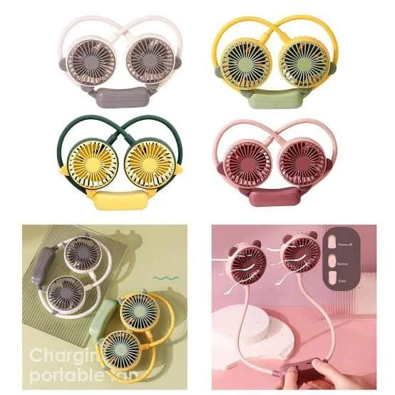 Folding Mini Neck Fan Rechargeable Fan Portable Fan Hand Free S13-F1193
