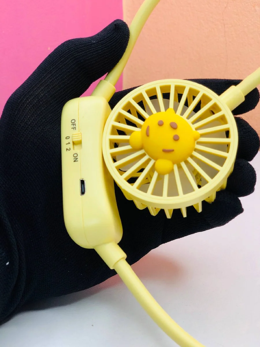 Folding Mini Neck Fan Rechargeable Fan Portable Fan Hand Free S13-F1193 image 11