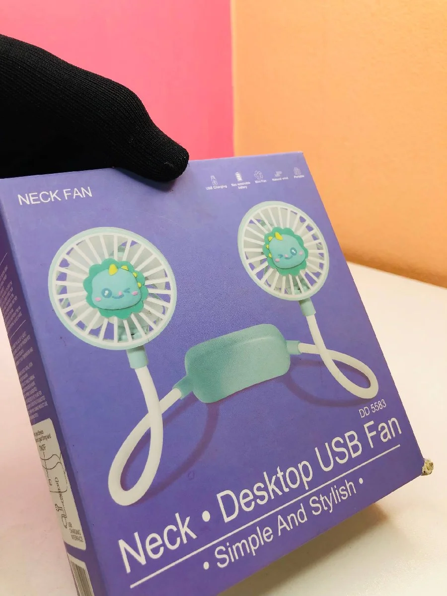 Folding Mini Neck Fan Rechargeable Fan Portable Fan Hand Free S13-F1193 image 15