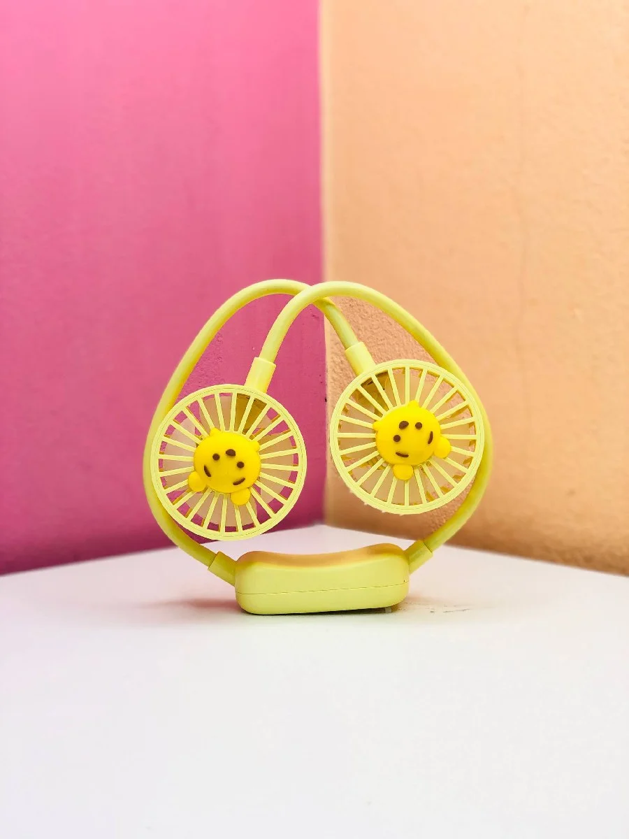 Folding Mini Neck Fan Rechargeable Fan Portable Fan Hand Free S13-F1193 image 4