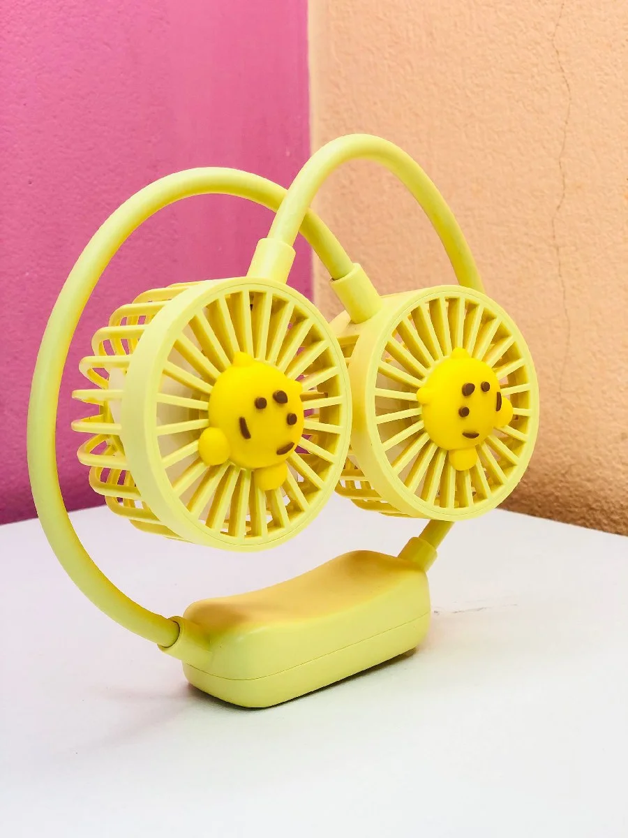 Folding Mini Neck Fan Rechargeable Fan Portable Fan Hand Free S13-F1193 image 5