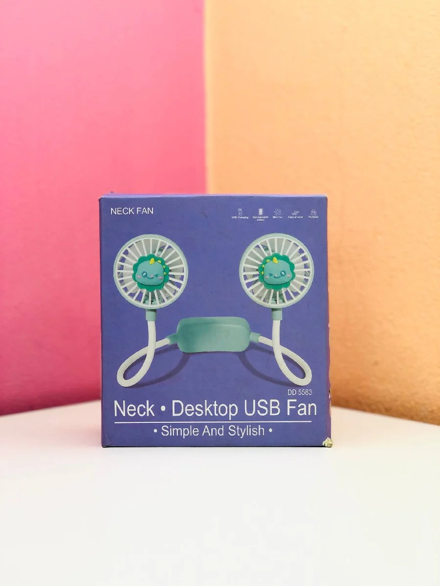 Folding Mini Neck Fan Rechargeable Fan Portable Fan Hand Free S13-F1193 image 12