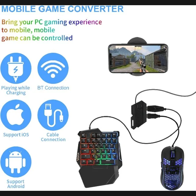 5 in 1 Gaming Keyboard and Mouse Combo-MK500 image 3