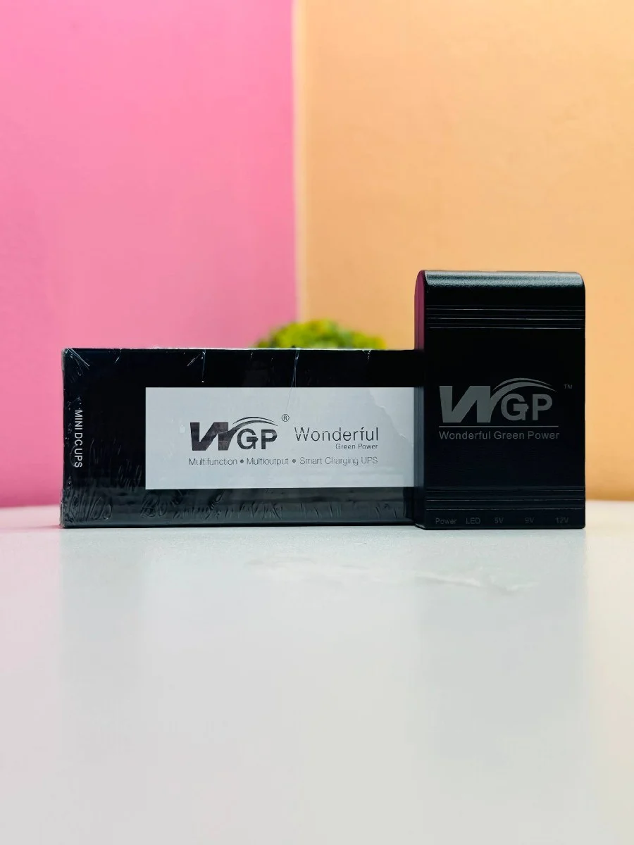 New Version WGP mini UPS 10400mAh – 5/9/12V – Black image 11