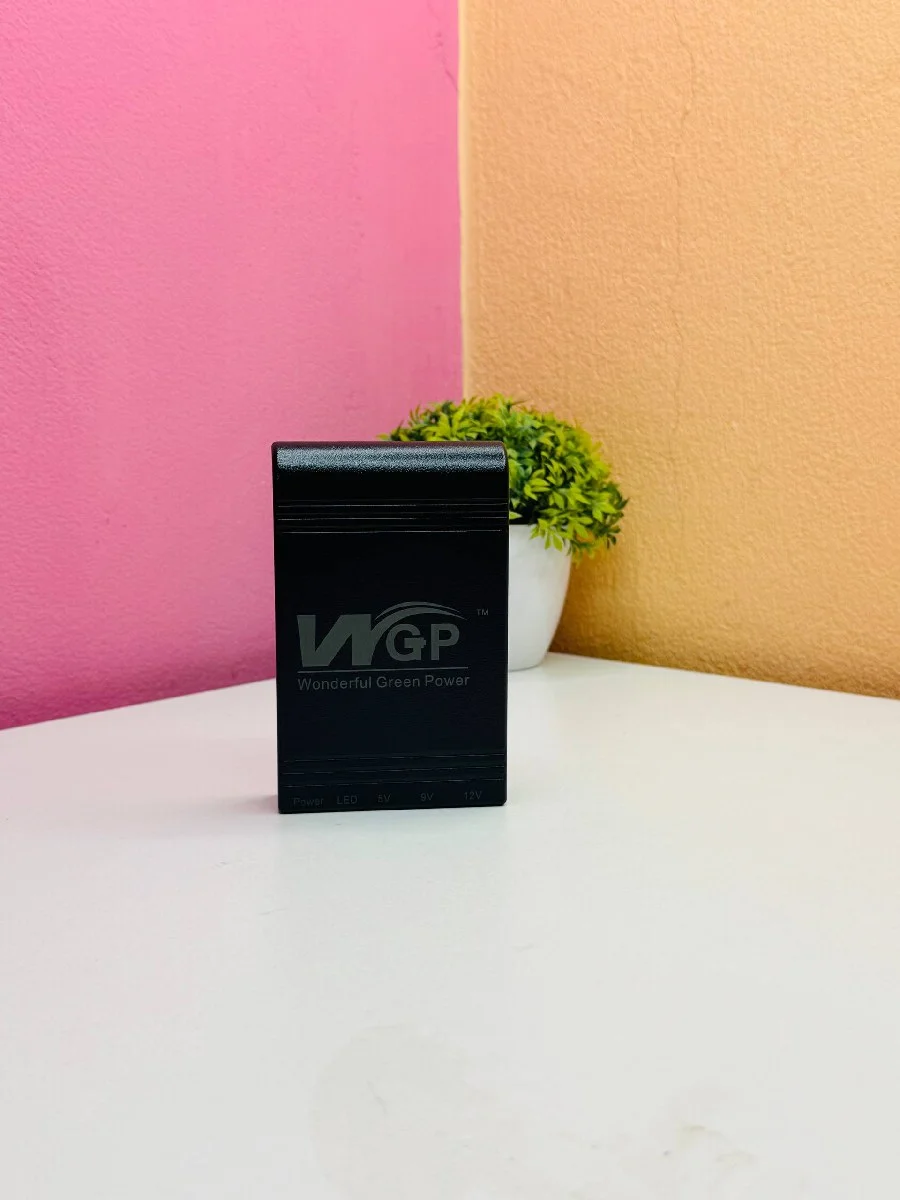 New Version WGP mini UPS 10400mAh – 5/9/12V – Black image 8