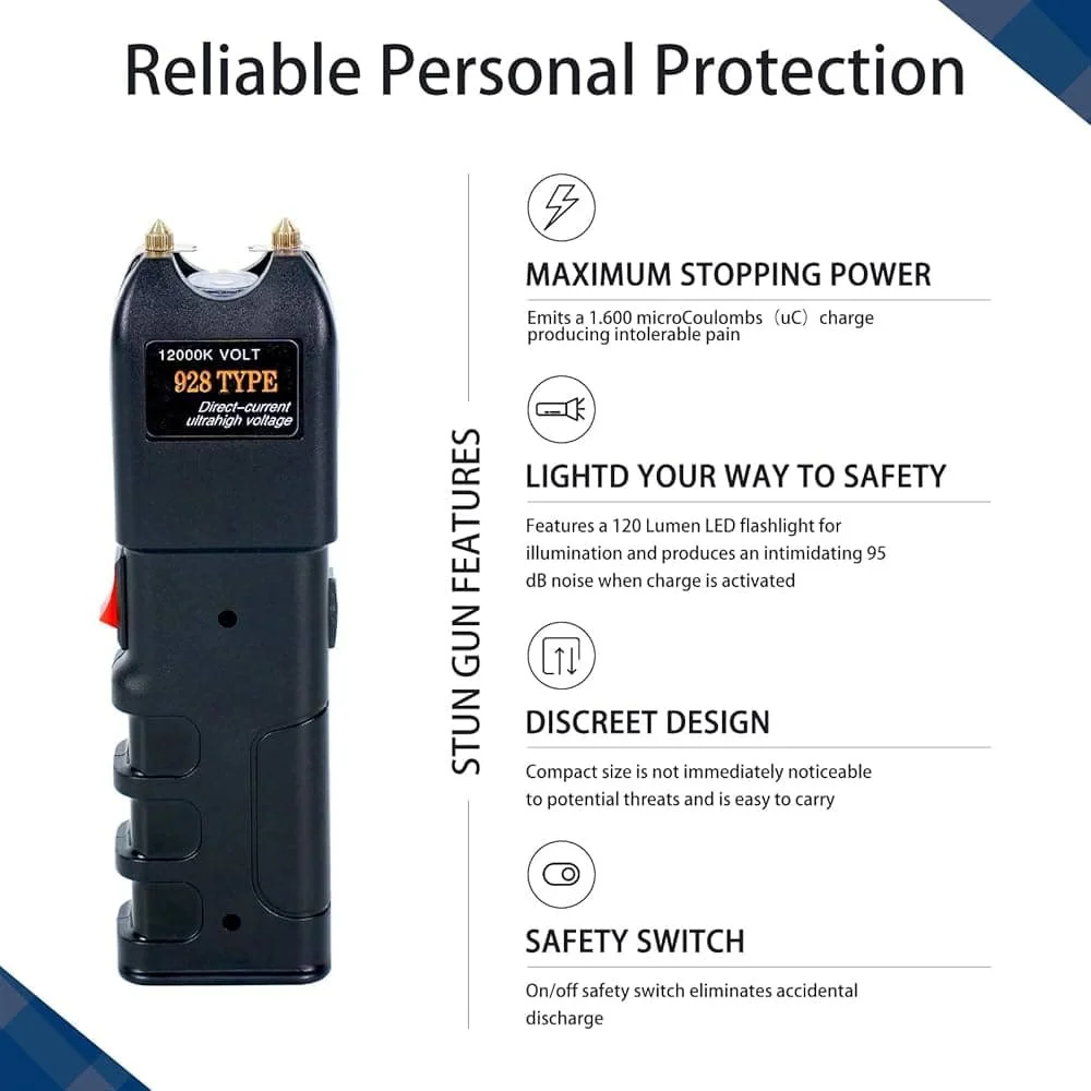 Self Defence Stun Gun-928 with Flashlight image 7