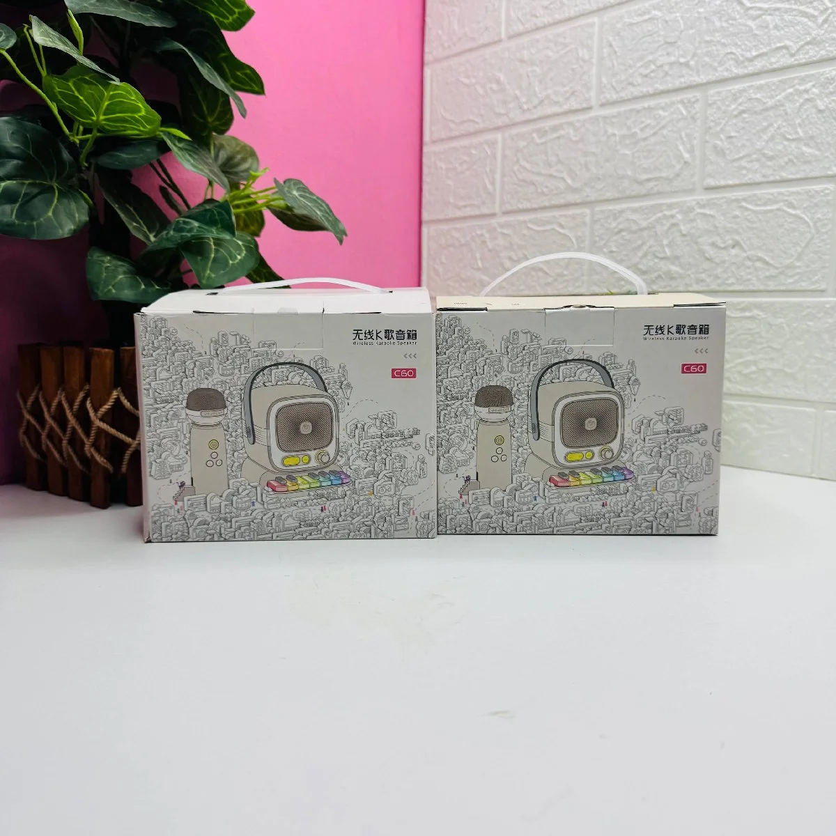 C60 Wireless Karaoke Speaker with Microphone image 2