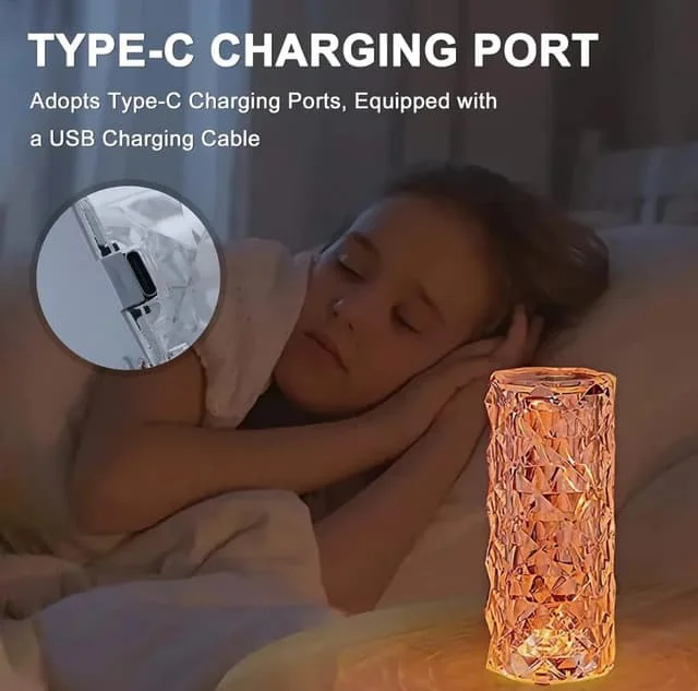 Mini Rose Diamond Lamp 3 Colour image 2