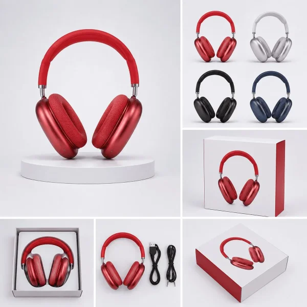 P9 Wireless Red Headphone C Grade