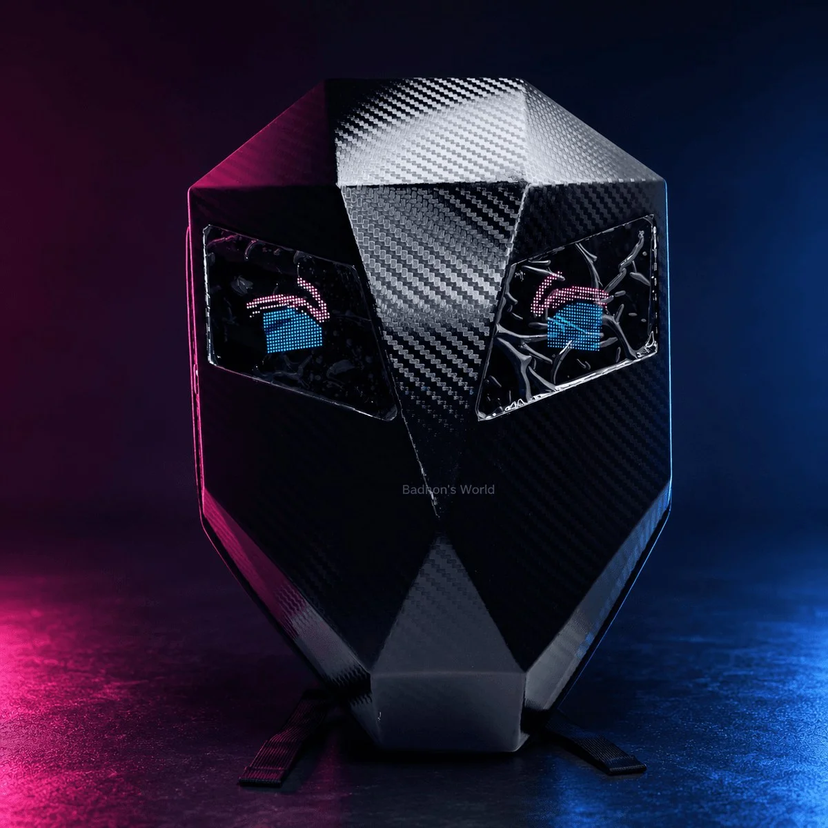Mini LED Face Backpack image 4