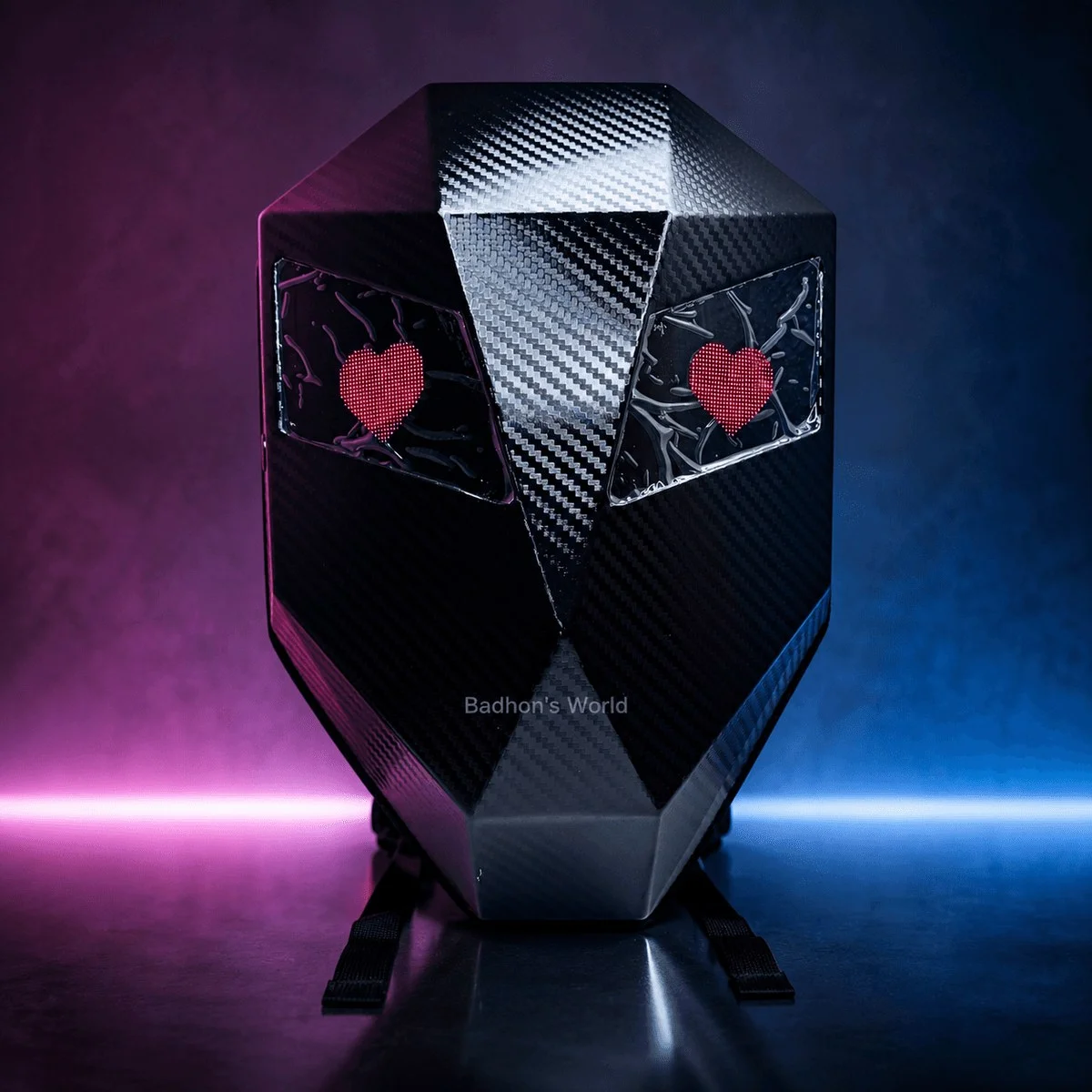Mini LED Face Backpack image 2