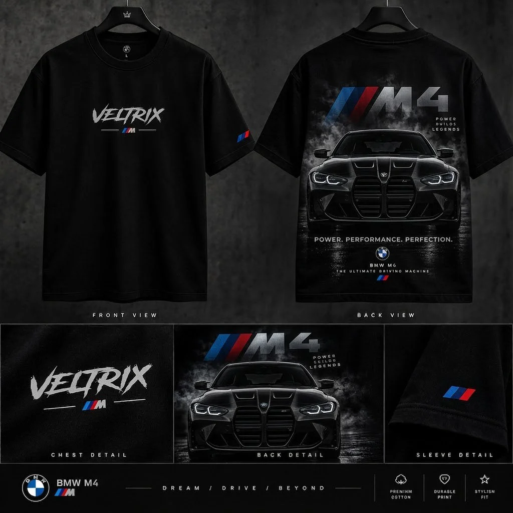 VELTRIX Premium Black Oversized t-shirt image 2