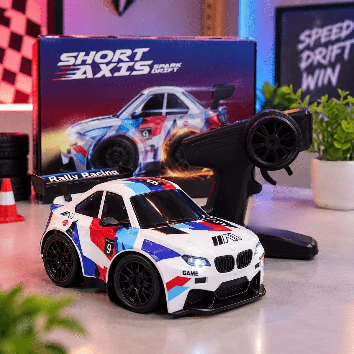 TOPGET Short Axis Spark Drift RC Racing Car image 2