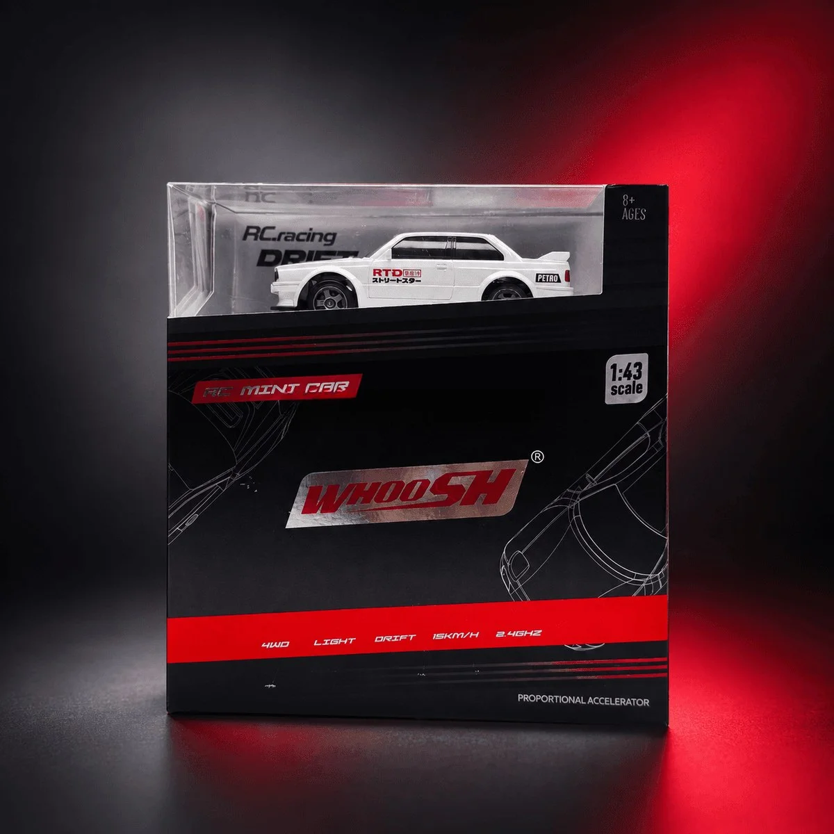 1:43 RC Whoosh Mini Drift Car image 6