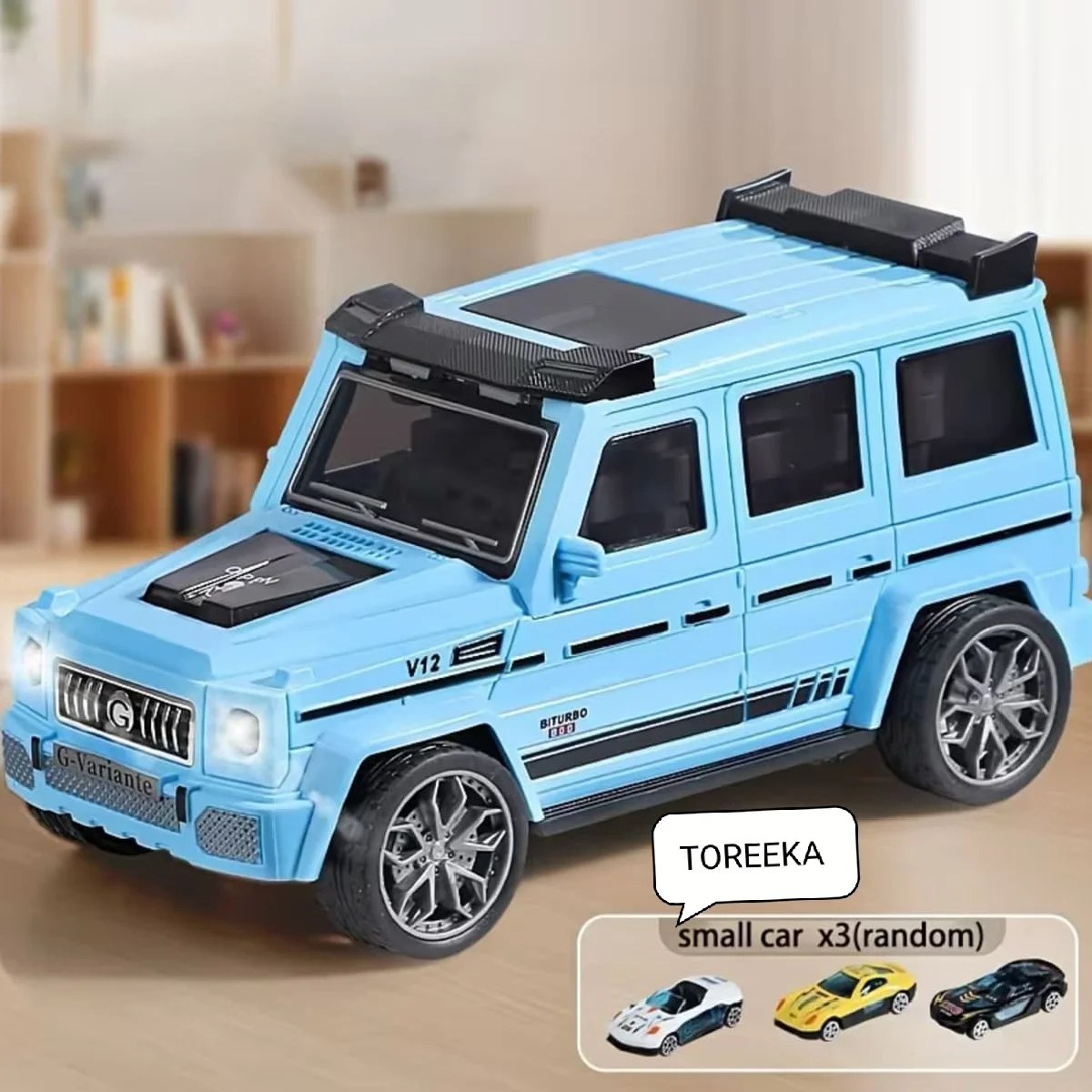 Transformable Ejection G-Wagon Track Car C0040 image 2