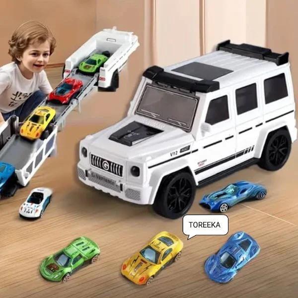 Transformable Ejection G-Wagon Track Car C0040