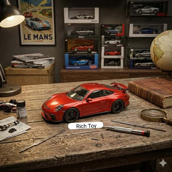 HCF Diecast Car Model - Lighting and Spray (Porsche 911) HCL-523 C0060