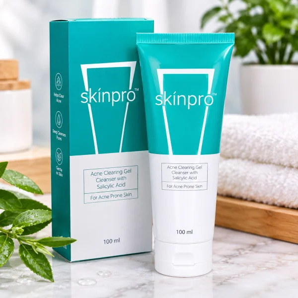 SkinPro Acne Clearing Gel Cleanser with Salicylic Acid 100ml