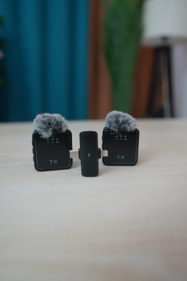 🎤 F15-2 Wireless Microphone — আপনার কনটেন্টের জন্য স্মার্ট মাইক্রোফোন! 🎙️