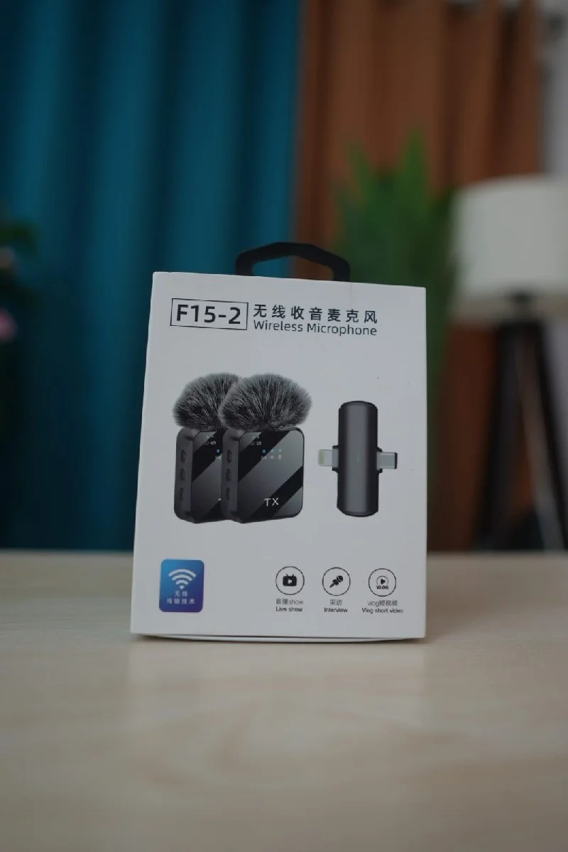 🎤 F15-2 Wireless Microphone — আপনার কনটেন্টের জন্য স্মার্ট মাইক্রোফোন! 🎙️ image 2